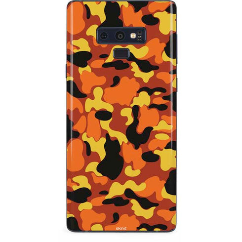 Orange Camo Galaxy Note 9 Skin