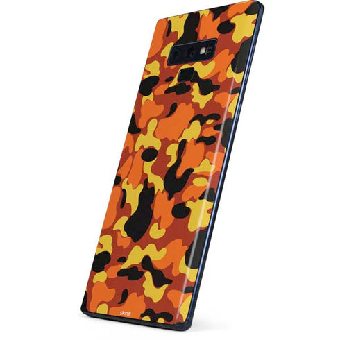 Orange Camo Galaxy Note 9 Skin