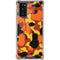 Orange Camo Galaxy Note20 5G Clear Case