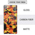 Orange Camo Galaxy Note20 5G Skin
