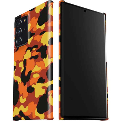 Orange Camo Galaxy Note20 Ultra 5G Lite Case