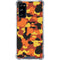 Orange Camo Galaxy S20 FE Clear Case