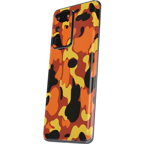 Orange Camo Galaxy S20 Ultra 5G Skin