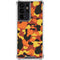 Orange Camo Galaxy S21 Ultra 5G Clear Case