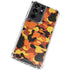 Orange Camo Galaxy S21 Ultra 5G Clear Case