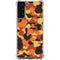 Orange Camo Galaxy S22 Plus Clear Case