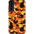 Orange Camo Galaxy S22 Plus Pro Case