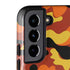 Orange Camo Galaxy S22 Plus Pro Case