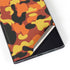 Orange Camo Galaxy S22 Ultra Skin
