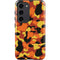 Orange Camo Galaxy S23 Pro Case