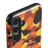 Orange Camo Galaxy S24 Impact Case