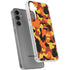 Orange Camo Galaxy S24 Plus Clear Case
