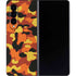 Orange Camo Galaxy Z Fold4 5G Skin