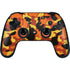 Orange Camo Google Stadia Controller Skin