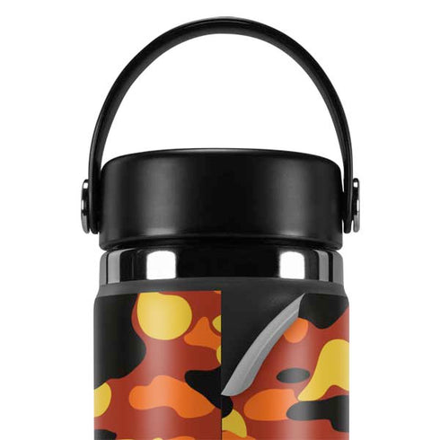 Orange Camo Hydro Flask 20oz Wide Mouth Skin