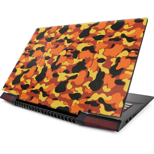 Orange Camo Lenovo IdeaPad Skin