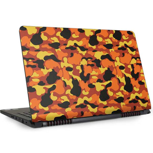 Orange Camo Dell Inspiron Skin