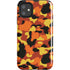 Orange Camo iPhone 11 Impact Case