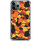 Orange Camo iPhone 11 Pro Max Clear Case