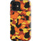 Orange Camo iPhone 12 Impact Case