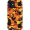 Orange Camo iPhone 12 Mini Impact Case