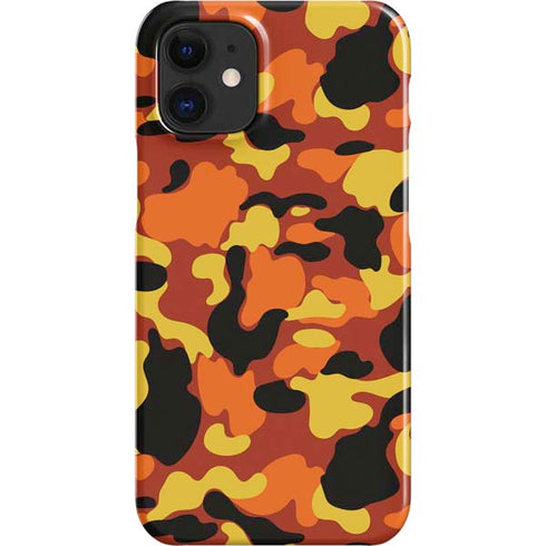 Orange Camo iPhone 12 Mini Lite Case