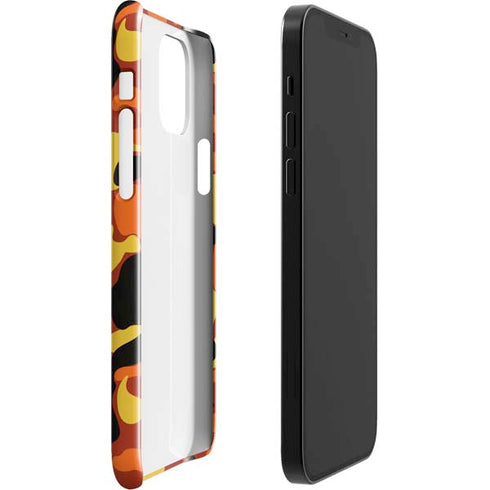 Orange Camo iPhone 12 Mini Lite Case