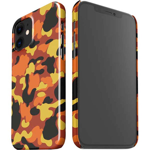 Orange Camo iPhone 12 Mini Lite Case