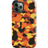 Orange Camo iPhone 12 Pro Impact Case