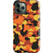 Orange Camo iPhone 12 Pro Max Impact Case