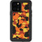 Orange Camo iPhone 12 Pro Waterproof Case