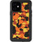 Orange Camo iPhone 12 Waterproof Case
