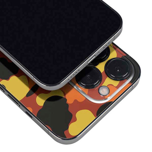 Orange Camo iPhone 13 Pro Max Skin