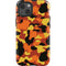 Orange Camo iPhone 14 Impact Case