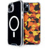 Orange Camo iPhone 15 Plus MagSafe Case