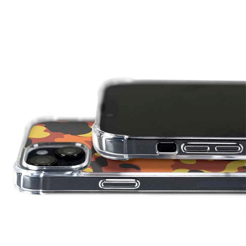 Orange Camo iPhone 15 Plus MagSafe Case