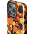 Orange Camo iPhone 15 Pro Impact Case