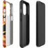 Orange Camo iPhone 15 Pro Impact Case