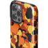 Orange Camo iPhone 15 Pro Max Impact Case