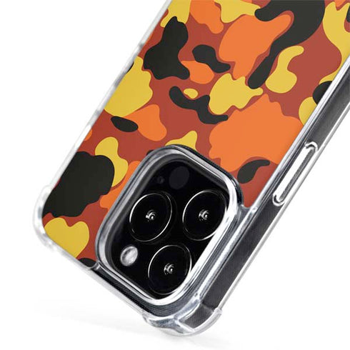 Orange Camo iPhone 14 Pro Max MagSafe Case