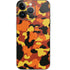 Orange Camo iPhone 15 Pro Skin