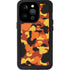 Orange Camo iPhone 14 Pro Waterproof Case