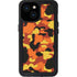 Orange Camo iPhone 15 Waterproof Case