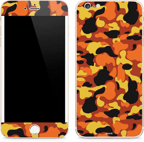 Orange Camo iPhone 6/6s Plus Skin