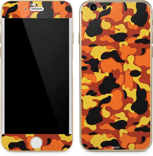 Orange Camo iPhone 6/6s Skin