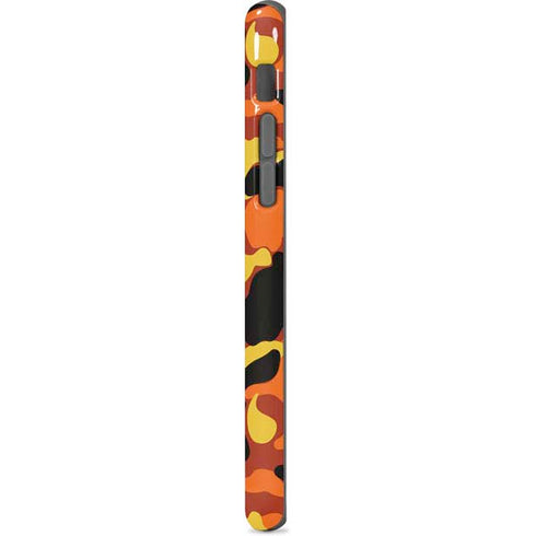 Orange Camo iPhone 8 Pro Case