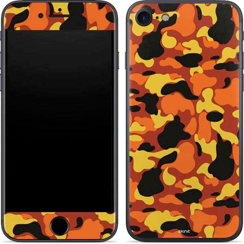 Orange Camo iPhone SE (2nd & 3rd Gen) Skin