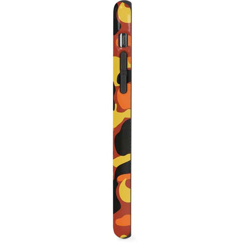 Orange Camo iPhone X Pro Case