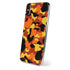 Orange Camo iPhone X Skin