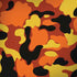 Orange Camo iPhone X Skin